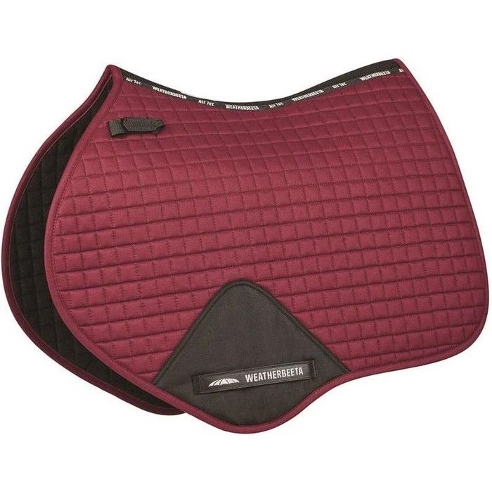 Weatherbeeta Prime Jump Shaped Saddle Pad 1000747 - Maroon Colour Maroon 3 Weatherbeeta Prime Jump Shaped Saddle Pad 1000747 - Maroon Colour Maroon