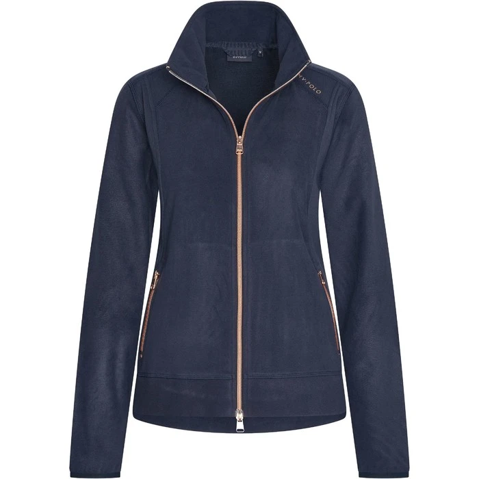 2023 HV Polo Womens Sarah Fleece Jacket 409093502 - Navy 3 2023 HV Polo Womens Sarah Fleece Jacket 409093502 - Navy