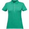 2022 Dublin Womens Lily Cap Sleeve Polo Top 1000385 - Emerald Colour Emerald -Equestrian Clothing Sales 1000385000 EMERALD DB Lily Polo Image Hero Null.700x700