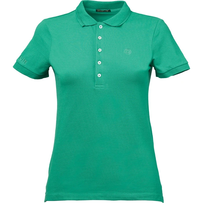 2022 Dublin Womens Lily Cap Sleeve Polo Top 1000385 - Emerald Colour Emerald 3 2022 Dublin Womens Lily Cap Sleeve Polo Top 1000385 - Emerald Colour Emerald