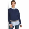 2023 Ariat Womens Pacifica Sweatshirt 10043895 - Navy