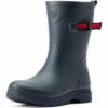 2023 Ariat Womens Kelmarsh Mid Rubber Boot 10044594 - Navy -Equestrian Clothing Sales 10044596 3 4 front.700x700