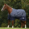 Saxon Defiant 600D Lite Standard Neck Rug - Navy / Plaid -Equestrian Clothing Sales 1006343012.700x700