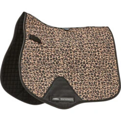 Weatherbeeta Prime Leopard All Purpose Saddle Pad 1006957001 Brown Leopard Print