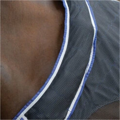 Weatherbeeta Wick Dri II Cooler Combo Neck - Charcoal / Blue / White -Equestrian Clothing Sales 1509 Weatherbeeta Wick Dri II Cooler Combo Neck 4.700x700