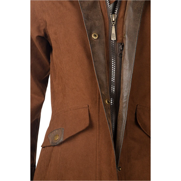 2022 Baleno Womens Kensington Coat 772B - Brown Colour Brown 5 2022 Baleno Womens Kensington Coat 772B - Brown Colour Brown - Image 3