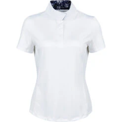 2022 Dublin Womens Ria Short Sleeve Competition Shirt 100306101 - White / Navy Colour Navy/White