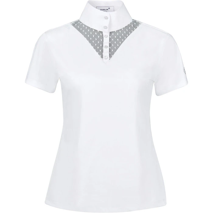 2022 Dublin Womens Tara Competition Lace Shirt 10018010 - White 4 2022 Dublin Womens Tara Competition Lace Shirt 10018010 - White - Image 2