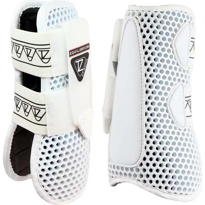 2022 Equilibrium Tri-Zone Open Fronted Tendon Boots 2885 - White Colour White 3 2022 Equilibrium Tri-Zone Open Fronted Tendon Boots 2885 - White Colour White