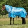WeatherBeeta ComFiTec Plus Dynamic II Medium Combo Neck Rug - Blue Swirl Colour Blue Swirl -Equestrian Clothing Sales 202120WeatherBeeta20ComFiTec20Plus20Dynamic20II20Marble20Combo20Neck20Medium20100691120 2020Blue20Swirl20lifestyle.700x700