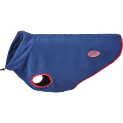 2022 Weatherbeeta Comfitec Fleece Zip Dog Coat 1003457 - Navy / Red