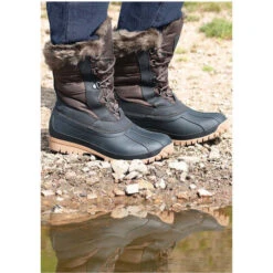 2021 Woof Wear Mid Winter Boots WF0036 - Black -Equestrian Clothing Sales 202120Woof20Wear20Mid20Winter20Boots20WF003620 20black20worn.700x700