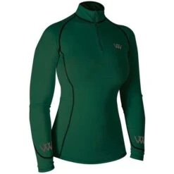 2022 Woof Wear Performance Riding Shirt WA0001 - British Racing Green Colour British Racing Green