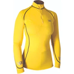 2022 Woof Wear Performance Riding Shirt WA0001 - Sunshine Yellow Colour Sunshine Yellow