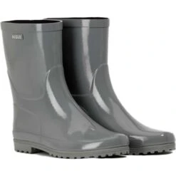 2022 Aigle Womens Eliosa Bottil Boots S05734 - Vert Gris