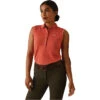 2022 Ariat Womens Prix 2.0 Sleeveless Polo Top 10030404 - Burnt Sienna Colour Burnt Sienna -Equestrian Clothing Sales 202220Ariat20Womens20Prix202.020Sleeveless20Polo20Top201003040420 20Burnt20Sienna20main.700x700