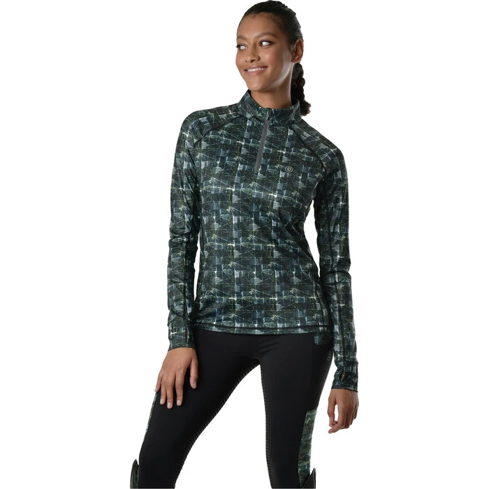 2022 Dublin Womens Sapphire Print Long Sleeve Top 1010959009 - Emerald 3 2022 Dublin Womens Sapphire Print Long Sleeve Top 1010959009 - Emerald