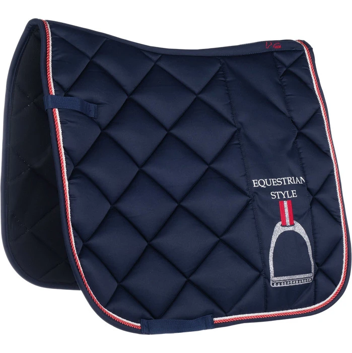 2022 HKM Equine Sports Style Saddle Pad 13298 - Navy 3 2022 HKM Equine Sports Style Saddle Pad 13298 - Navy