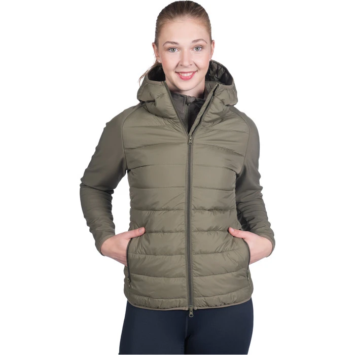 2022 HKM Womens Hybrid Jacket 13589 - Olive Green 3 2022 HKM Womens Hybrid Jacket 13589 - Olive Green