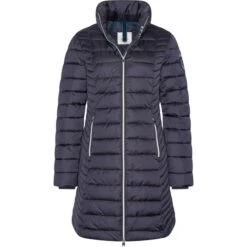 2022 HV Polo Womens Celine Long Jacket 406093464 - Navy