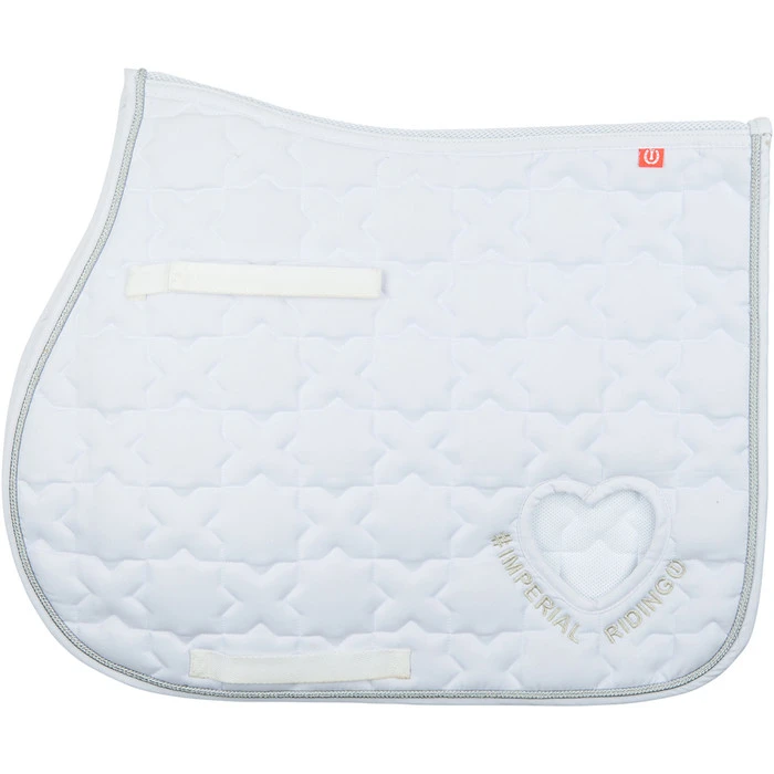 2022 Imperial Riding IRHSymbol General Purpose Saddle Pad ZT73318002 - White 3 2022 Imperial Riding IRHSymbol General Purpose Saddle Pad ZT73318002 - White
