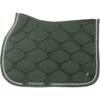 2022 PS Of Sweden Signature Cotton Jump Saddle Pad 1110-026 - Forest Green