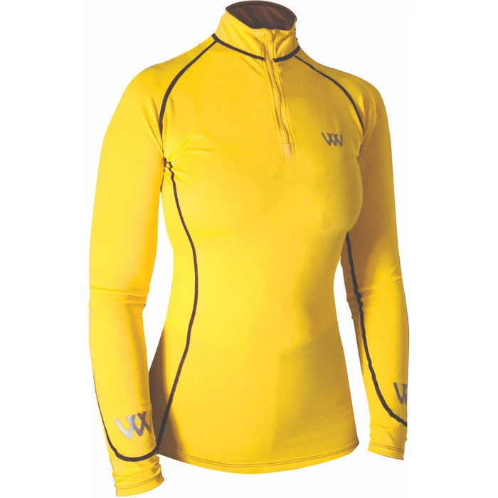 2022 Woof Wear Womens Performance Riding Shirt & Woof Wear Dressage Saddle Cloth Bundle - Sunshine Yellow Colour Sunshine Yellow 4 2022 Woof Wear Womens Performance Riding Shirt & Woof Wear Dressage Saddle Cloth Bundle - Sunshine Yellow Colour Sunshine Yellow - Image 2