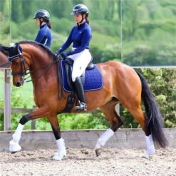 2023 Woof Wear Womens Performance Riding Shirt & Close Contact Saddle Pad Bundle WA0001WS0007 - Navy -Equestrian Clothing Sales 202220Woof20Wear20Womens20Performance20Riding20Shirt20WA000120 20Navy20Main.700x700 1