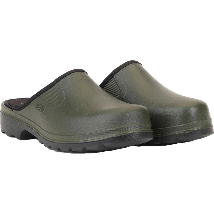 2023 Aigle Taden 2 Mens Ultra-Light Clogs NB5516 - Kaki / Noir Colour Noir/Kaki 4 2023 Aigle Taden 2 Mens Ultra-Light Clogs NB5516 - Kaki / Noir Colour Noir/Kaki - Image 2
