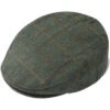 2023 Alan Paine Mens Rutland Tweed Flat Cap RUTGCAP - Fern Colour Fern