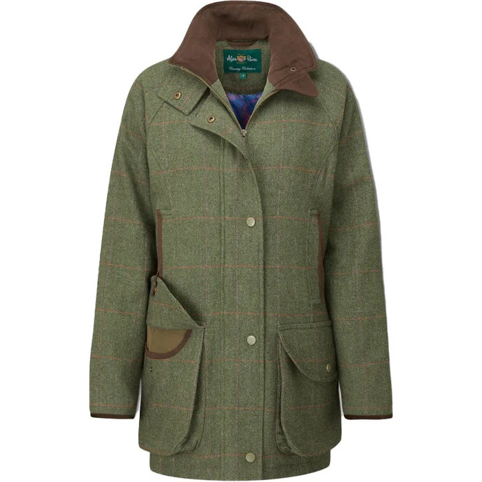 2023 Alan Paine Womens Combrook Tweed Shooting Coat COMLCOT - Heath Colour Heath 3 2023 Alan Paine Womens Combrook Tweed Shooting Coat COMLCOT - Heath Colour Heath
