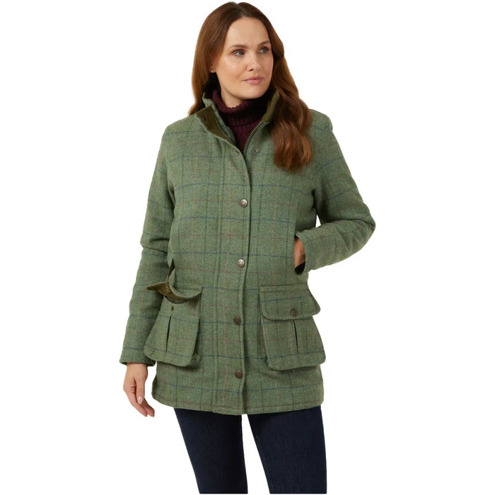 2023 Alan Paine Womens Rutland Tweed Waterproof Shooting Coat RUTLCOA - Spindle 3 2023 Alan Paine Womens Rutland Tweed Waterproof Shooting Coat RUTLCOA - Spindle