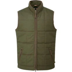 2023 Alan Paine Mens Kexby Waistcoat KEXGWCT - Olive