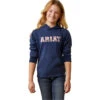 2023 Ariat Junior 3D Logo 2.0 Hoodie 10043381 - Navy / Red -Equestrian Clothing Sales 202320Ariat20Junior203D20Logo202.020Hoodie201004338120 20Navy20Red20Main.700x700