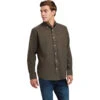 2023 Ariat Mens Clement Shirt 10042099 - Earth Heather -Equestrian Clothing Sales 202320Ariat20Mens20Clement20Shirt201004209920 20Earth20Heather20Main.700x700
