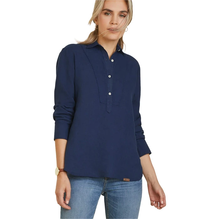 2023 Ariat Womens Cazadero Blouse 10043899 - Navy 3 2023 Ariat Womens Cazadero Blouse 10043899 - Navy