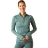 2023 Ariat Womens Lumina Lowell Base Layer 10046157 - Silver Pine
