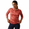2023 Ariat Womens Sunstopper 2.0 1/4 Zip Baselayer 10030429 - Burnt Sienna Print Colour Burnt Sienna Mirror Print -Equestrian Clothing Sales 202320Ariat20Womens20Sunstopper202.0201420Zip20Baselayer201003042920 20Burnt20Sienna20Print20main.700x700