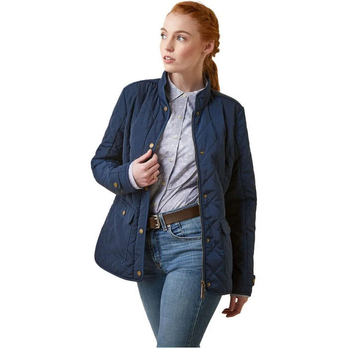 2023 Ariat Womens Woodside Jacket 10046060 - Navy Colour Navy 3 2023 Ariat Womens Woodside Jacket 10046060 - Navy Colour Navy