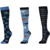 2023 Dublin 3 Pack Socks 1004094097 - Ink Flowers Colour Ink Flowers -Equestrian Clothing Sales 202320Dublin20320Pack20Socks20100409409720 20Ink20Flowers201.700x700