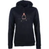 2023 HKM Womens Equine Sports Style Hoodie 13297 - Black / Rose Gold