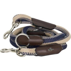 2023 HV Polo Franka Rope Dog Leash 3404093511 - Navy / Beige
