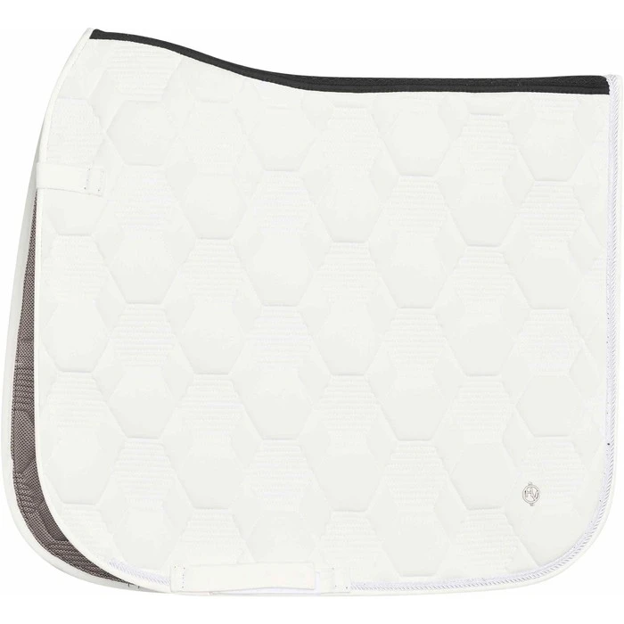 2023 HV Polo Jenna Dressage Saddle Pad 802093502 - White Colour White 3 2023 HV Polo Jenna Dressage Saddle Pad 802093502 - White Colour White