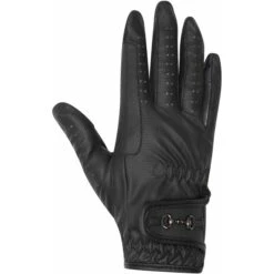 2023 HV Polo Womens Charly Riding Gloves 207083506 - Black Colour Black -Equestrian Clothing Sales 202320HV20Polo20Womens20Charly20Riding20Gloves2020708350620 20Black20front.700x700