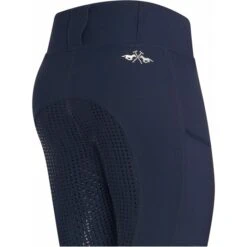 2023 HV Polo Womens Classic Full Grip Riding Tights 201093506 - Navy Colour Navy -Equestrian Clothing Sales 202320HV20Polo20Womens20Classic20Full20Grip20Riding20Tights2020109350620 20Navy20Close20Up.700x700