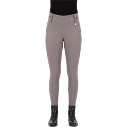 2023 HV Polo Womens Favourite Highwaist Full Grip Riding Tights 201093514 - Dark Sand Colour Dark Sand