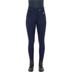 2023 HV Polo Womens Favourite Highwaist Full Grip Riding Tights 201093514 - Navy Colour Navy