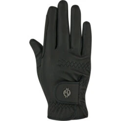 2023 HV Polo Womens Greta Gloves 207093404 - Black Colour Black -Equestrian Clothing Sales 202320HV20Polo20Womens20Greta20Gloves2020709340420 20Black20front.700x700