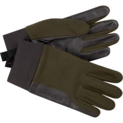 2023 Harkila Driven Hunt Shooting Gloves 1901111 - Willow Green / Shadow Brown