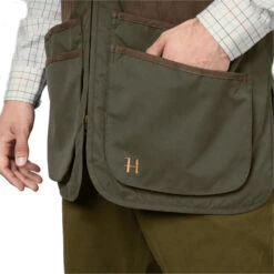 2023 Harkila Mens Rannoch HSP Shooting Waistcoat 110117178 - Willow Green Colour Willow Green -Equestrian Clothing Sales 202320Harkila20Mens20Rannoch20HSP20Shooting20Waistcoat2011011717820 20Willow20Green20Close20Up203.700x700